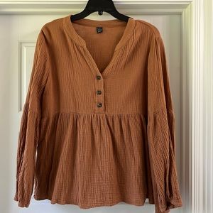 Shein maternity gauze top